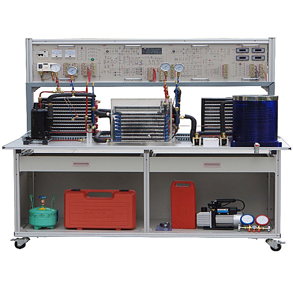 现代制冷与空调系统技能实验台,制冷维修实训台
